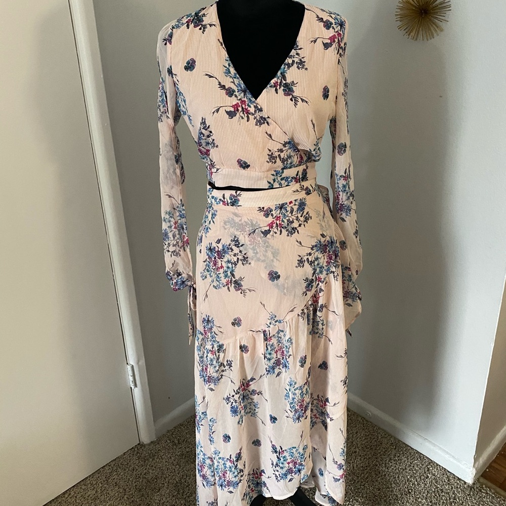 Floral 2 piece dress